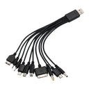 10-In-1 USB Charging Cable - Universal Adapter