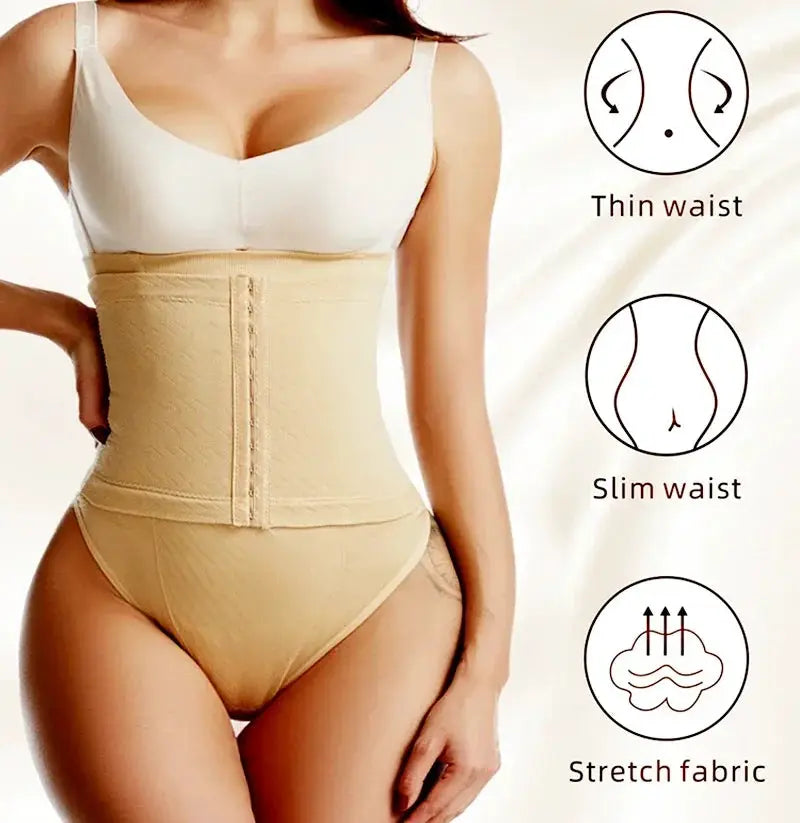 Seamless Butt Lifting Shapewear Double Control High Waist
