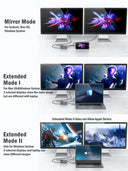 Lemorele USB-C Hub For Dual 4K HDMI