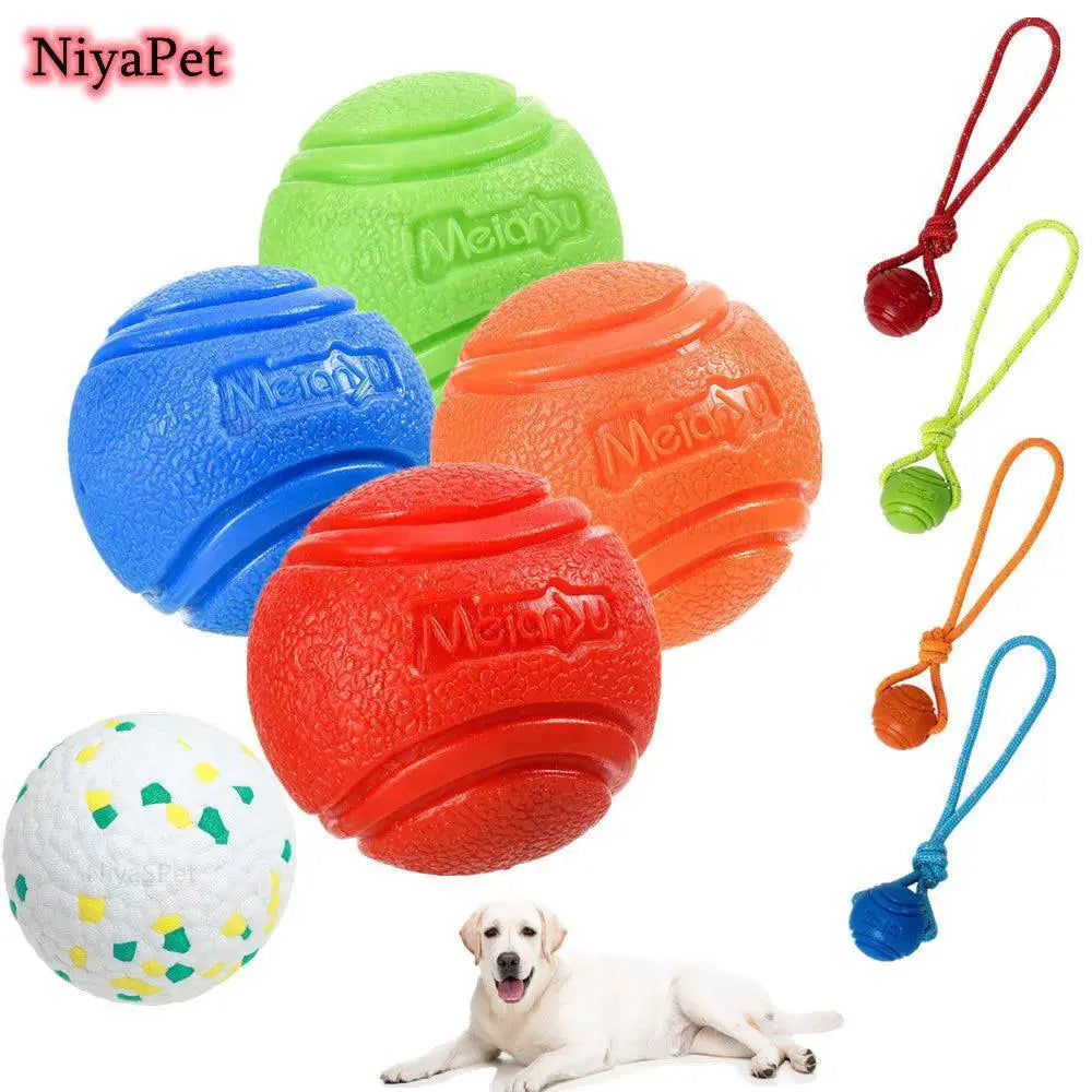 Indestructible Rubber Ball Chew Toy For Large Dogs Durable