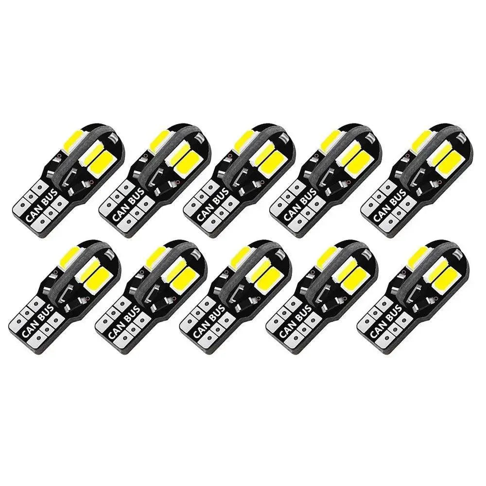 LED Car Interior Light Bulb Set Canbus 6000K W5W T10