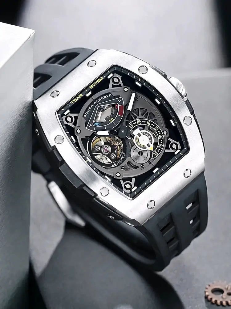 Luxury Automatic Tonneau Watch For Men — product image 4