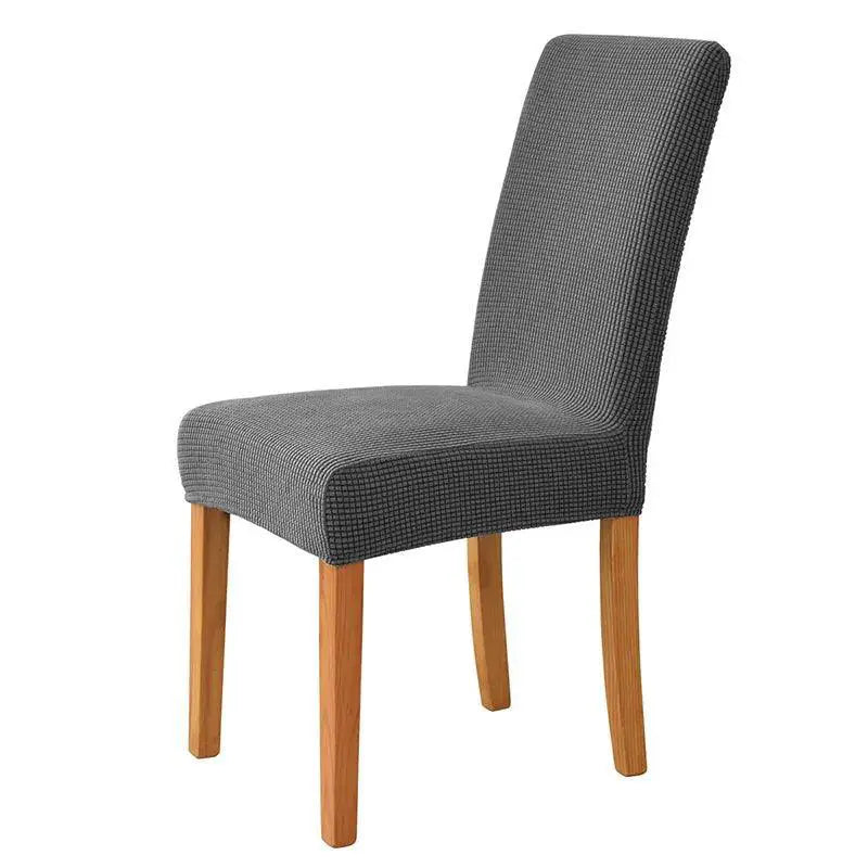 Jacquard Corn Kernel Fabric Chair Cover For Elegant Dining