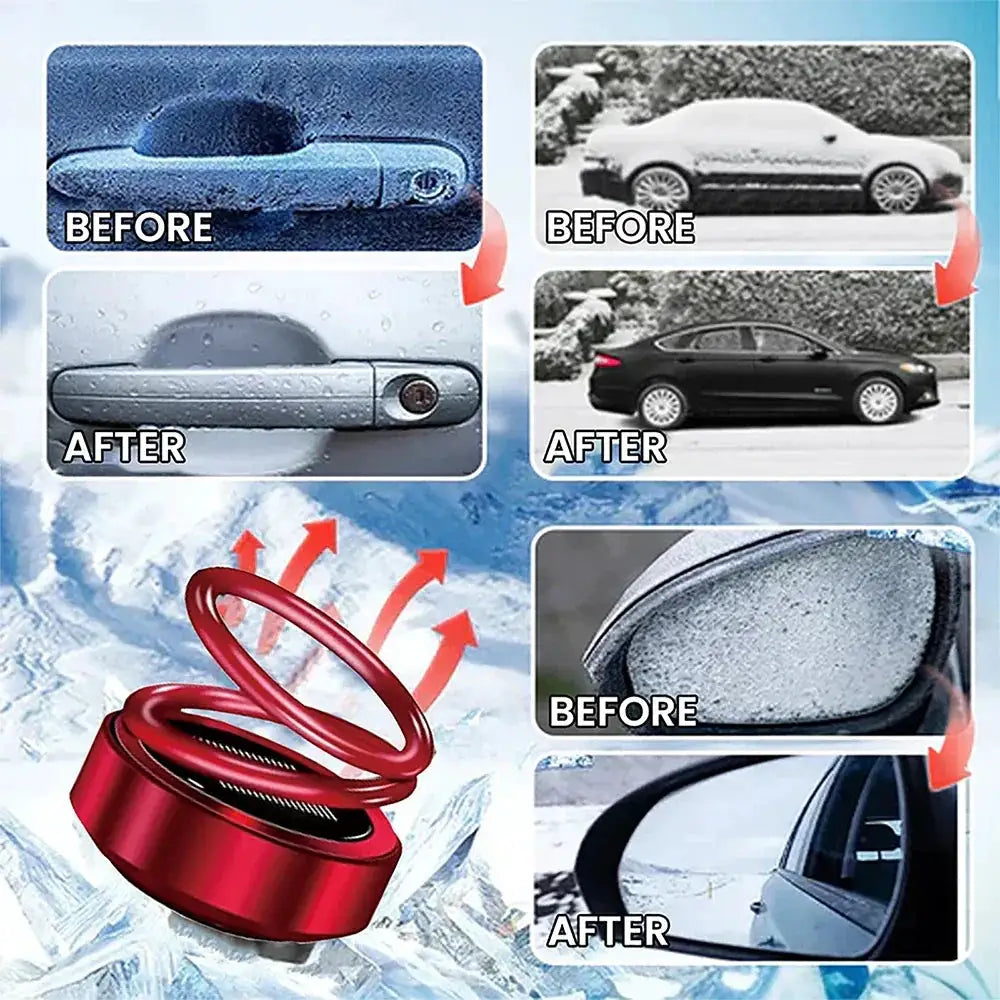 Portable Kinetic Heater Double Ring Solar Diffuser For Cars