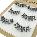 High-Quality Reusable Synthetic Mink Eyelashes Bulk Pack