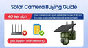 No-Wiring Solar Outdoor Camera for Homes
