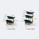 Elegant Wooden Fruit Tray with Partition Stylish Dining Set