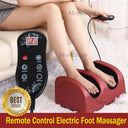 Super Big Electric Foot Leg Massager Deep Tissue Shiatsu Kneading Relax Heated Roller Calf Relieve Stress Care Foot Machine Tool