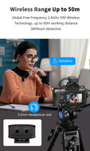 Boya Bywmics5 Wireless Lavalier Microphone Kit For Iphone Android Youtube Vlogging
