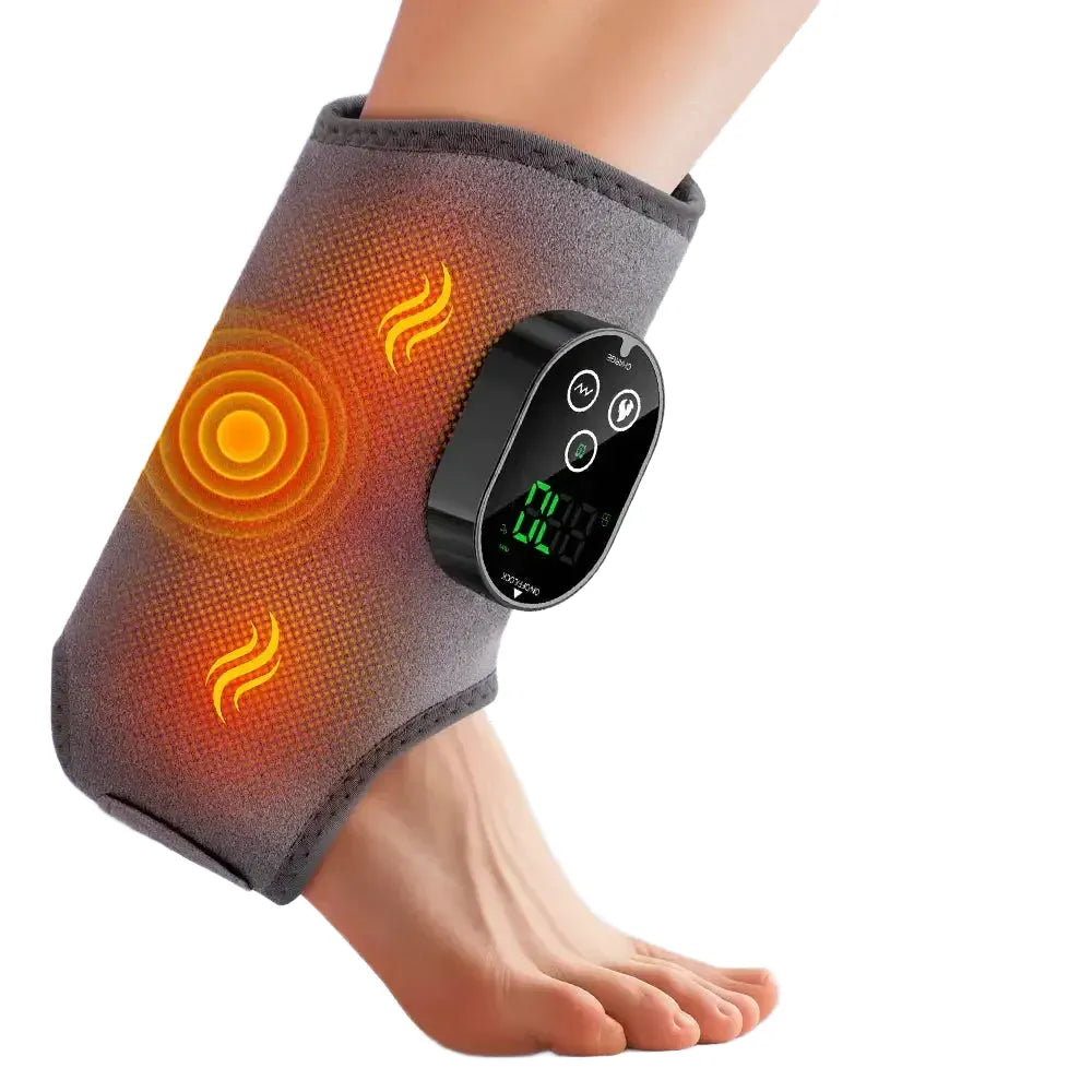 Cordless Heated Ankle Massager In Extension Strap — product view 1