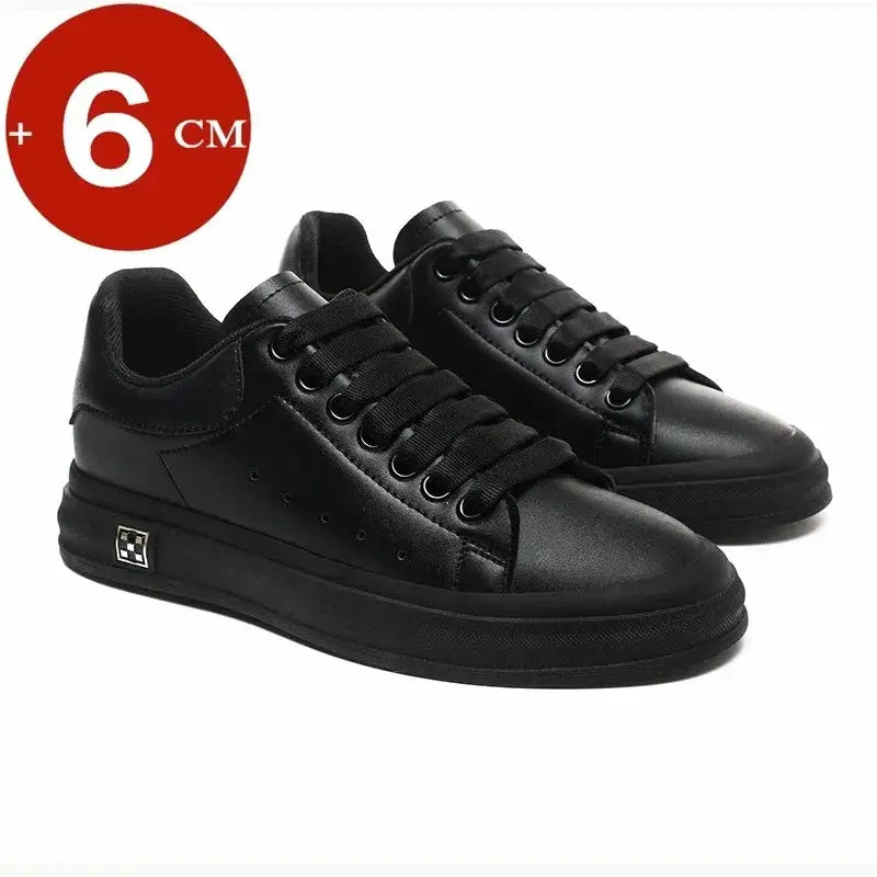 Casual Lift Sneakers For Men Elevator Shoes 6cm Height