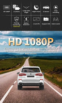 Comprehensive 3-Channel Car Dash Camera for Driver