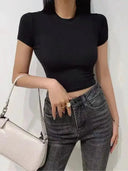 Breathable Women's Crop Top for Gym