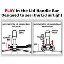 Pressure Cooker 2L For All Stoves Contura CXT20 Anodized