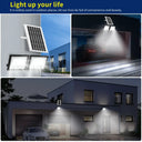 Dual Head Solar Flood Light Waterproof