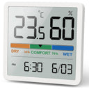 NOKLEAD Digital Thermometer Hygrometer Weather Station Accurate Indoor Climate Control