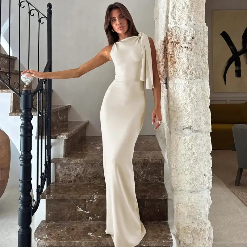 Slim Fit Maxi Dress - Summer Parties — product view 17