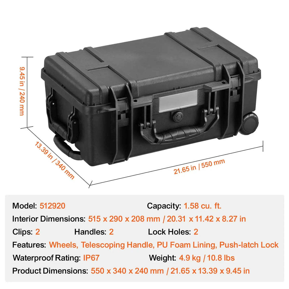 SucceBuy Weatherproof Hard Case — product image 8