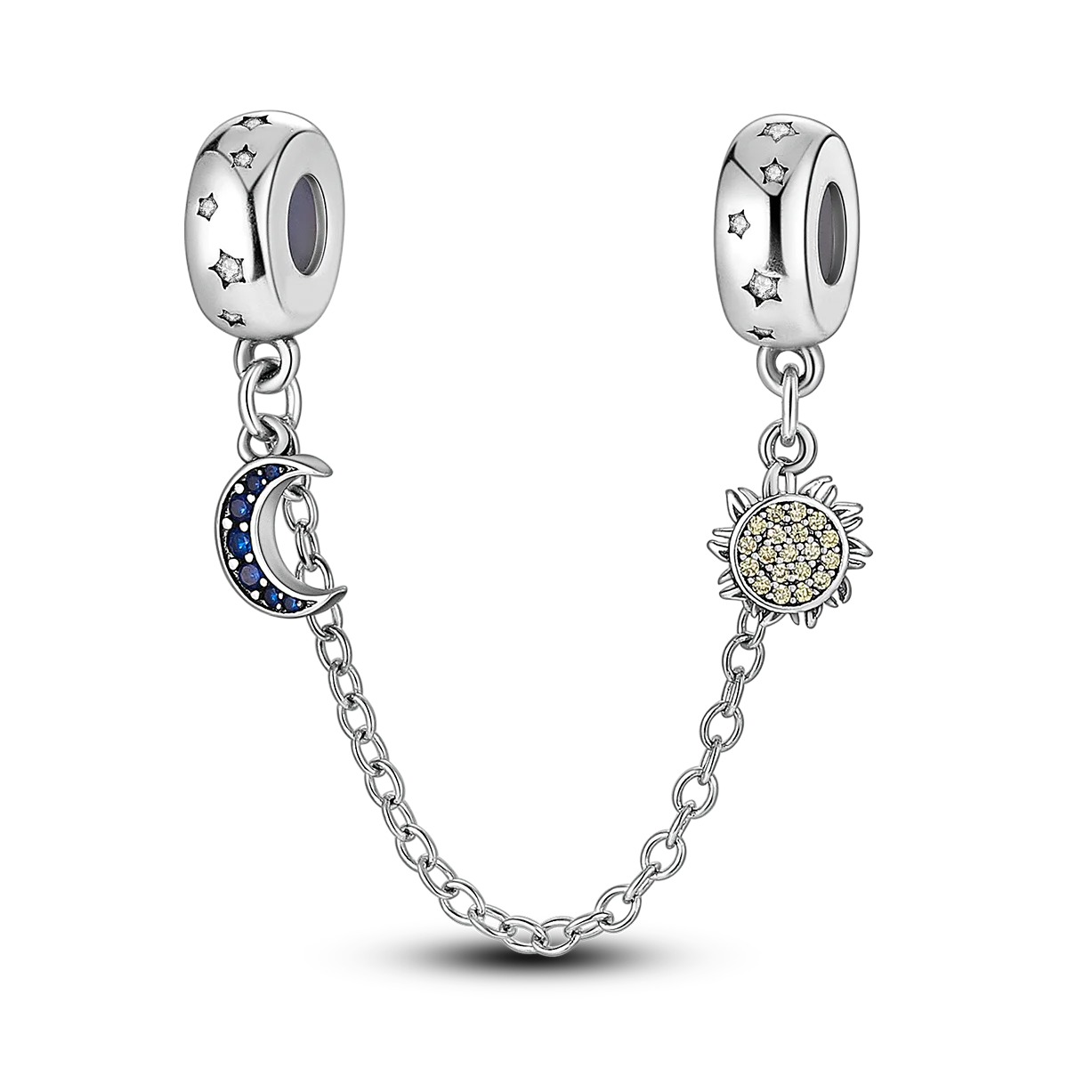 Silicone Spacer Beads Silver Plated