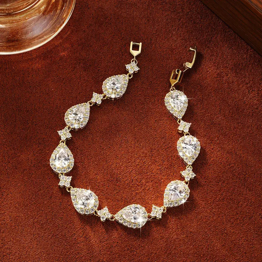 Gold Filled Wedding Tennis Bracelet — product image 9