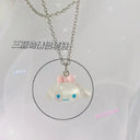 Hello Kitty Zircon Pendant Sparkling Elegance Jewelry
