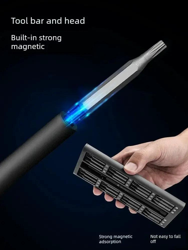 Green Forest Mobile Phone Repair Gray Electric Screwdriver