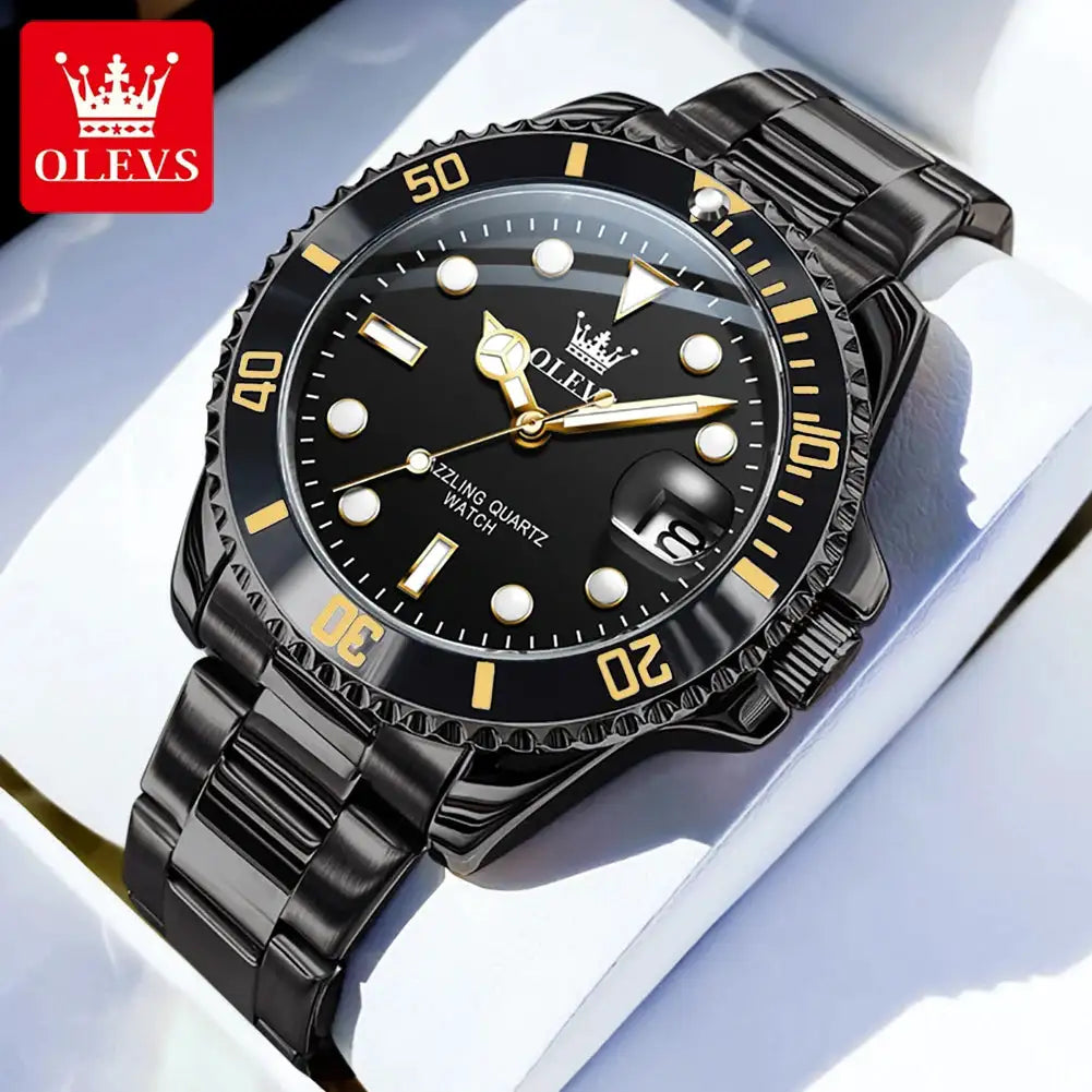 Mens Steel Watch Quartz Calendar Gift — product image 10