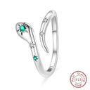 Adjustable Ring Sterling Silver Mermaid