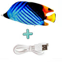 Electric Floppy Fish Cat Toy Interactive USB Charger Catnip