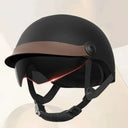 Vintage Ultra Light Electric Bicycle Helmet Sunscreen Breathable Motorcycle Half Helmet Fall Prevention Safety Helmets Riding