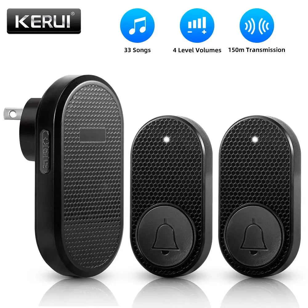 M558 Wireless Smart Doorbell Welcome Home Security Alarm Door Bell with 32 Songs 4 Levels Adjustable Volume Easy Installation