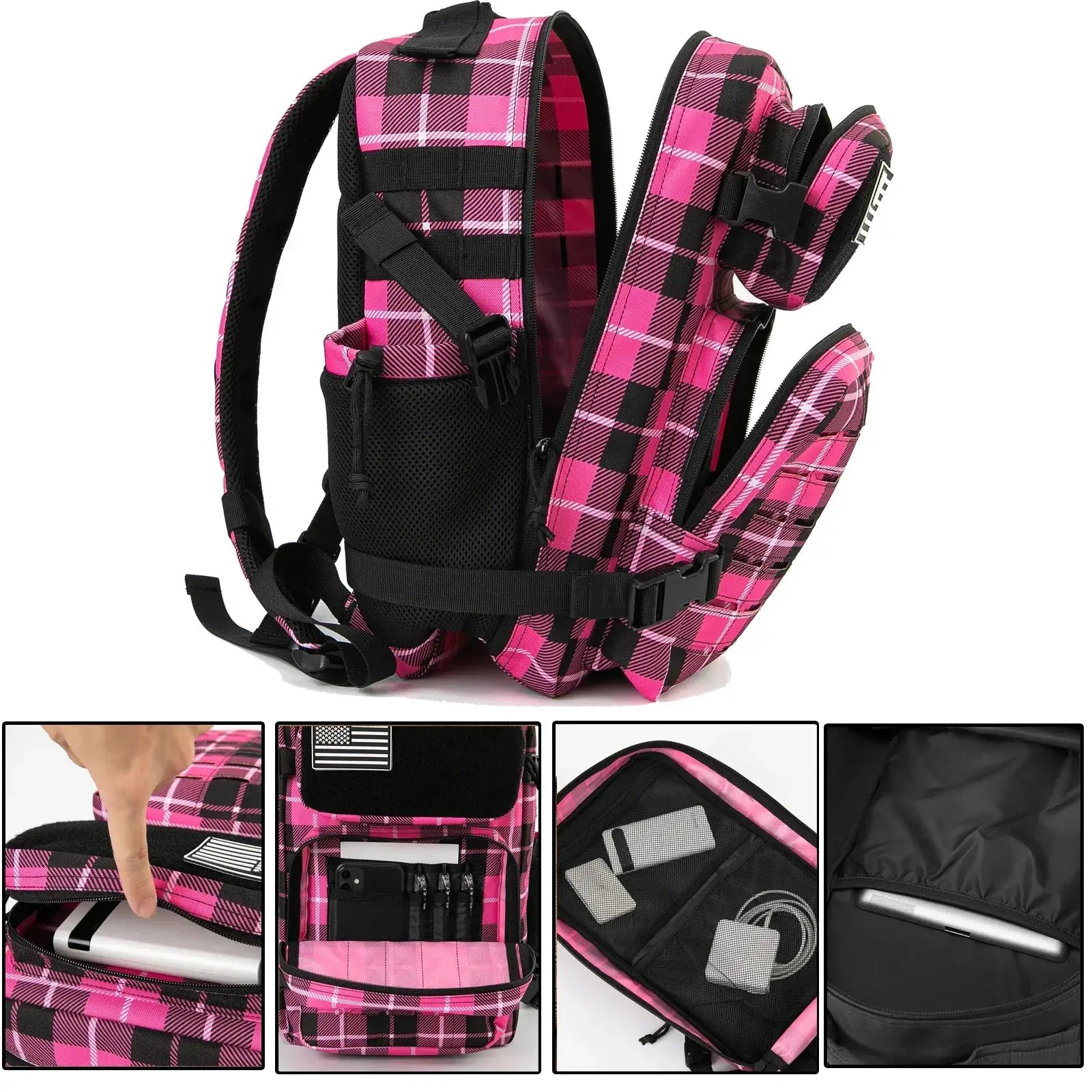QTQY 25L 45L Tactical Backpack For Women Men EDC Rucksack