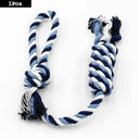 Interactive Dog Toy Set Braided Rope Ball And Dumbbell