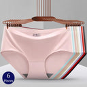 Silk Satin Seamless Women's Panties Set Cozy Plus Size Underwear