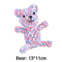 Cotton Rope Carrot Shape Dog Chew Toy for Teeth Cleaning