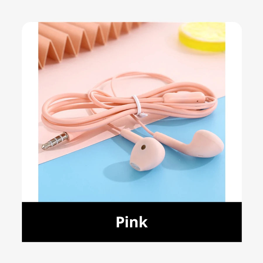 Pastel Wired Earbud Set