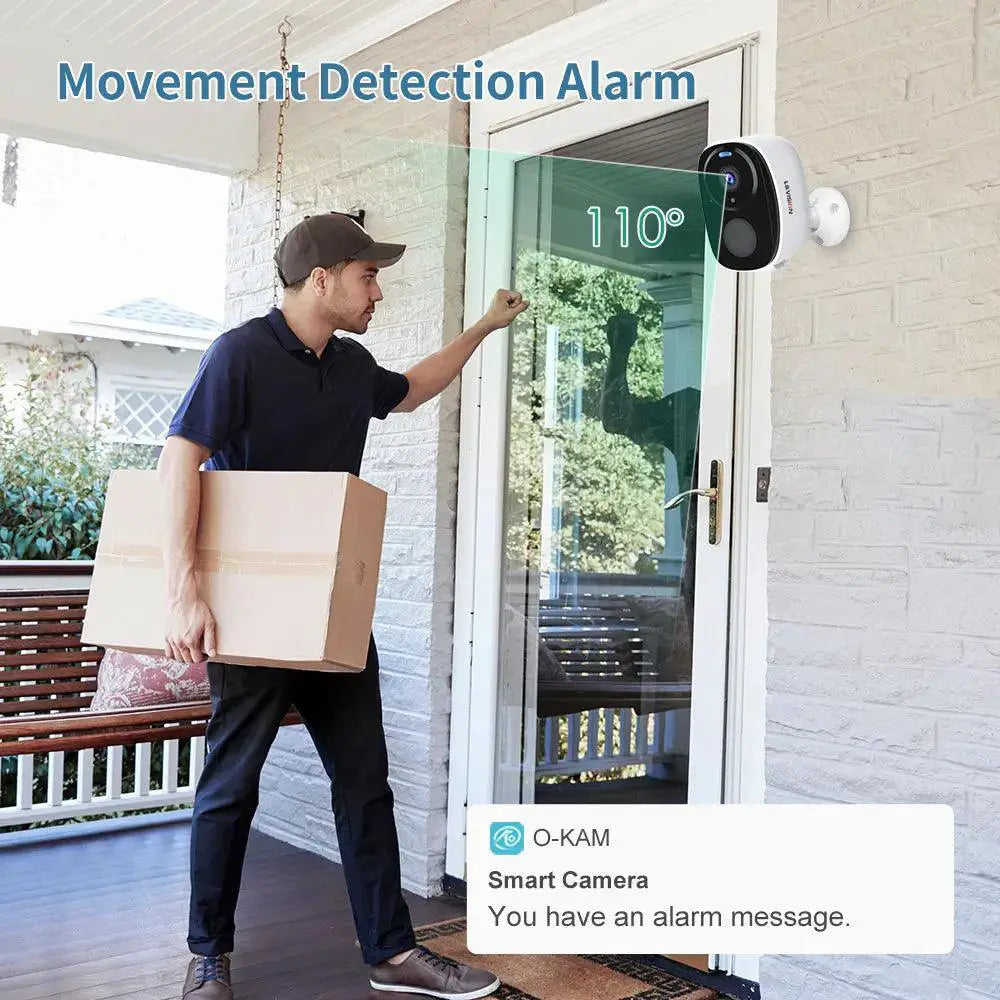 LS Vision Solar Powered Outdoor Security Camera Pro