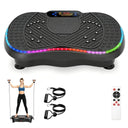 Smart Vibration Plate Exercise Machine With LED Light Strip Deep