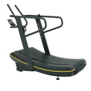 Whisper Quiet Manual Treadmill Curved Arc Home Gym