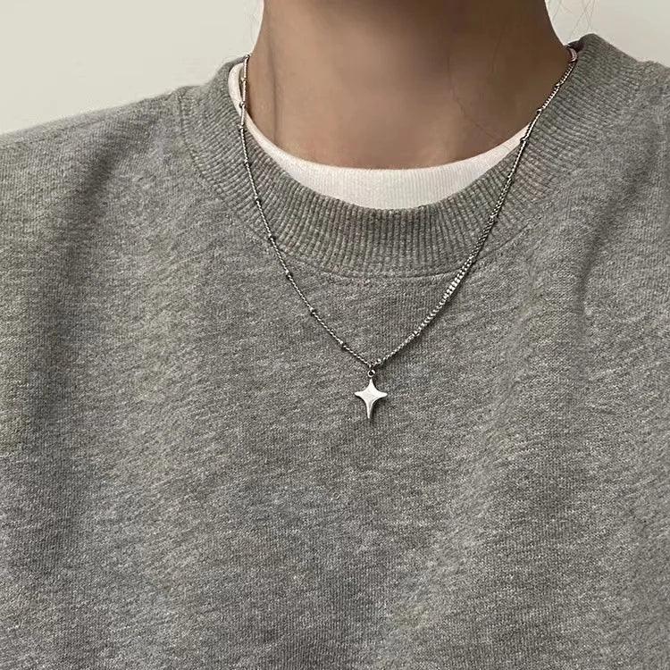 Simple Trendy Star Hollow Choker Necklace For Fashion