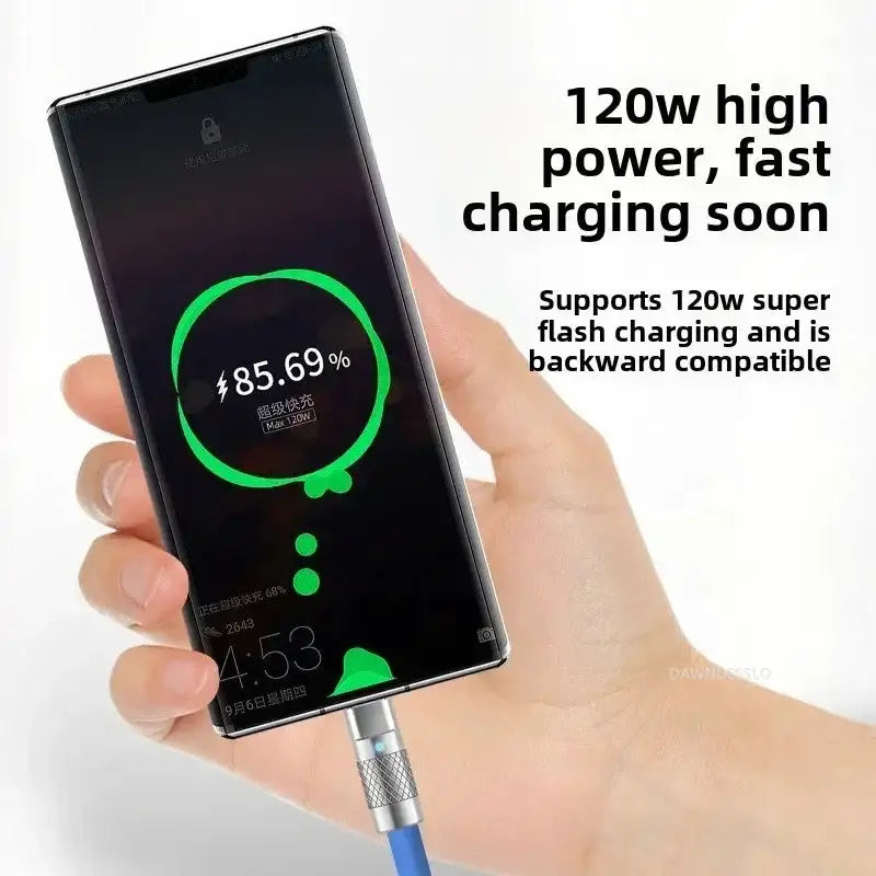 New 120W 7A Super Fast Charge PD Type C Cable 1M 1.5M 2M Usb Cable Usb C To C Charger Cable for Xiaomi Huawei