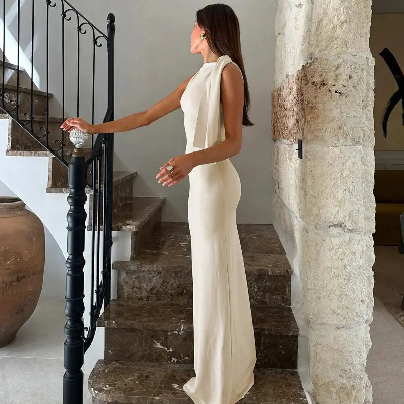Slim Fit Maxi Dress - Summer Parties — product view 18