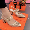 Sapatos Femininas Women Fashion Beige Mesh Breathable Shoes