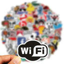 Trendy Fashion Logo Stickers Versatile Brand Decals for All