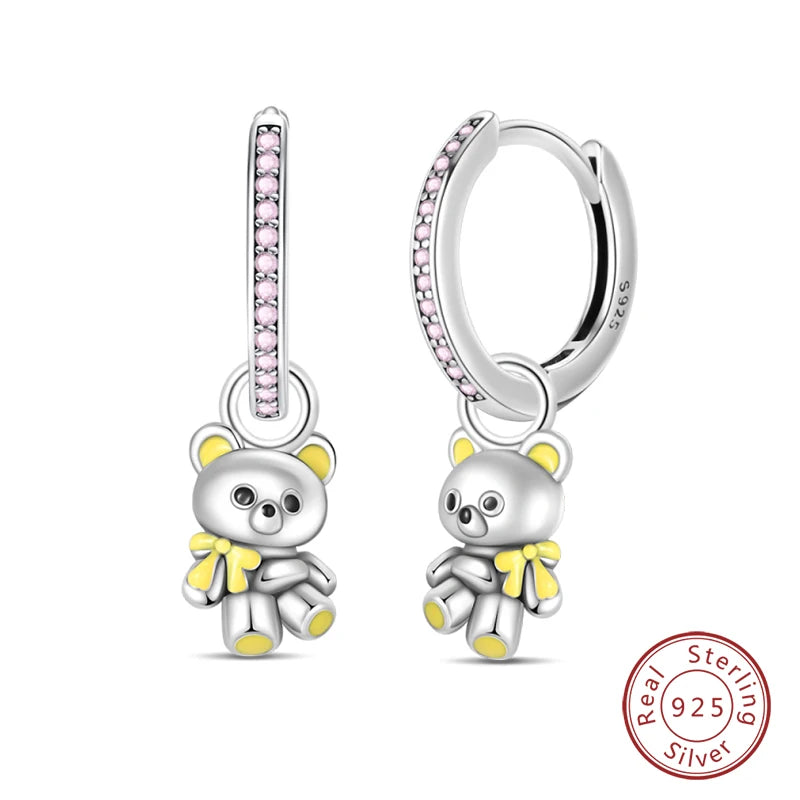 Luminous Firefly Earrings Sterling Silver