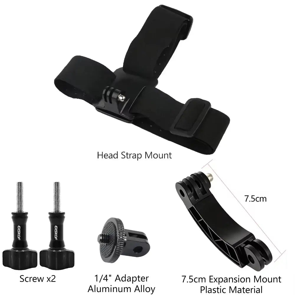 Action Camera Kit - Secure Chest And Head Mounts — product view 18