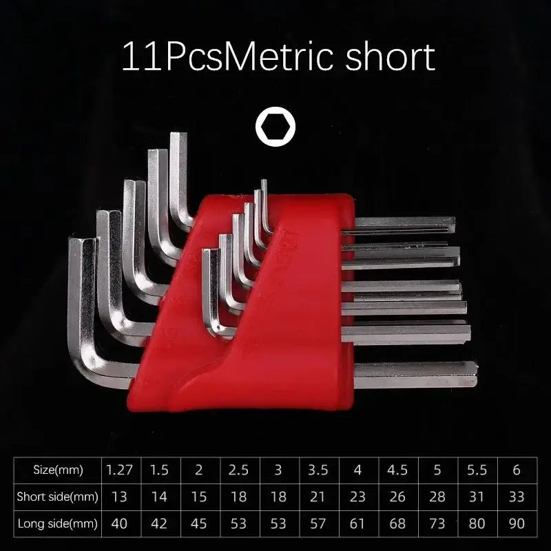 5 8 11 Pcs Metric Allen Wrench Set Home Hand Tool Kit