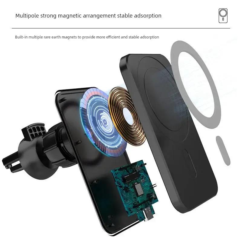 MagSafe Wireless Charger Navigation Bracket Magnetic Mount