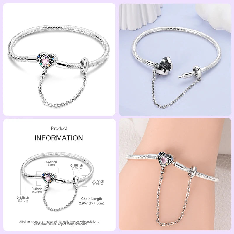 Sterling Silver Heart Shaped Series