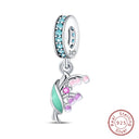 Sterling Silver Spring Colorful Butterfly